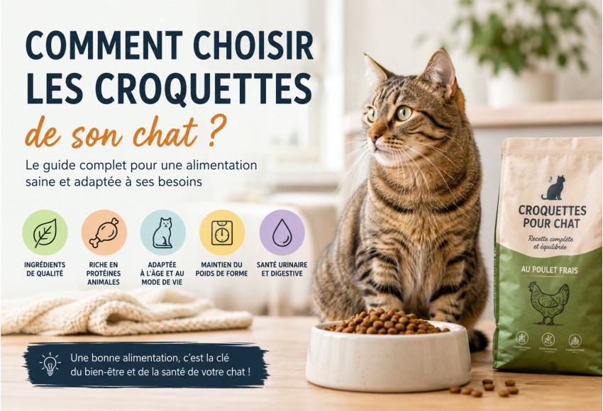 Comment choisir les croquettes de son chat ? Le guide complet